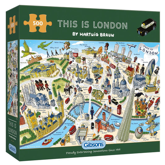 Gibsons This is London 500 Piece Jigsaw Puzzle
