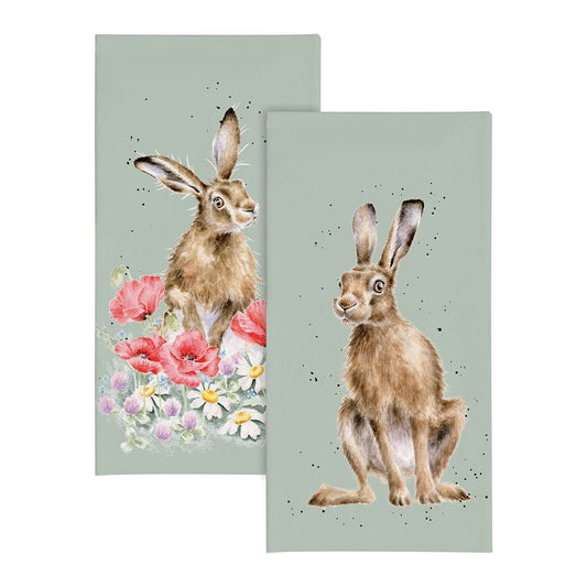Wrendale Hare Pocket Tissues  Golden Hour