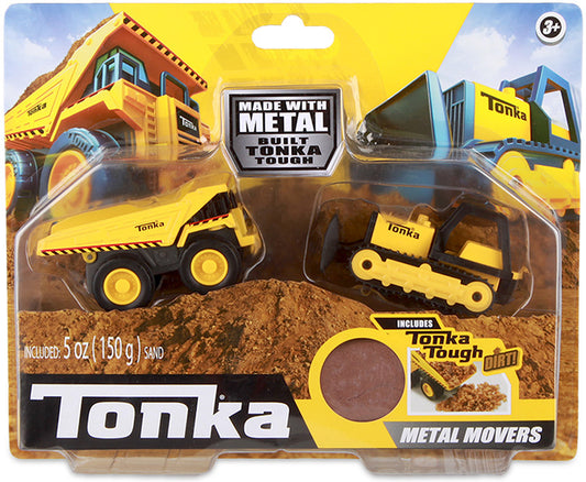 Tonka Metal Movers Combo Pack W2 Bulldozer And Dump Truck