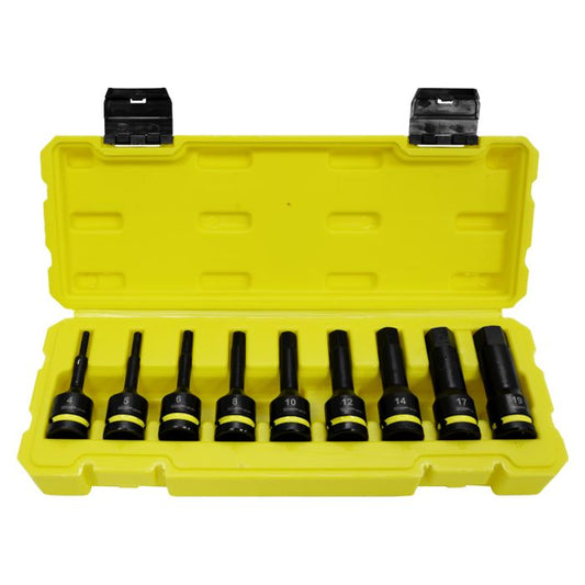 Jefferson Tundra 9 Piece 1/2" Drive Impact Male Hex Set
