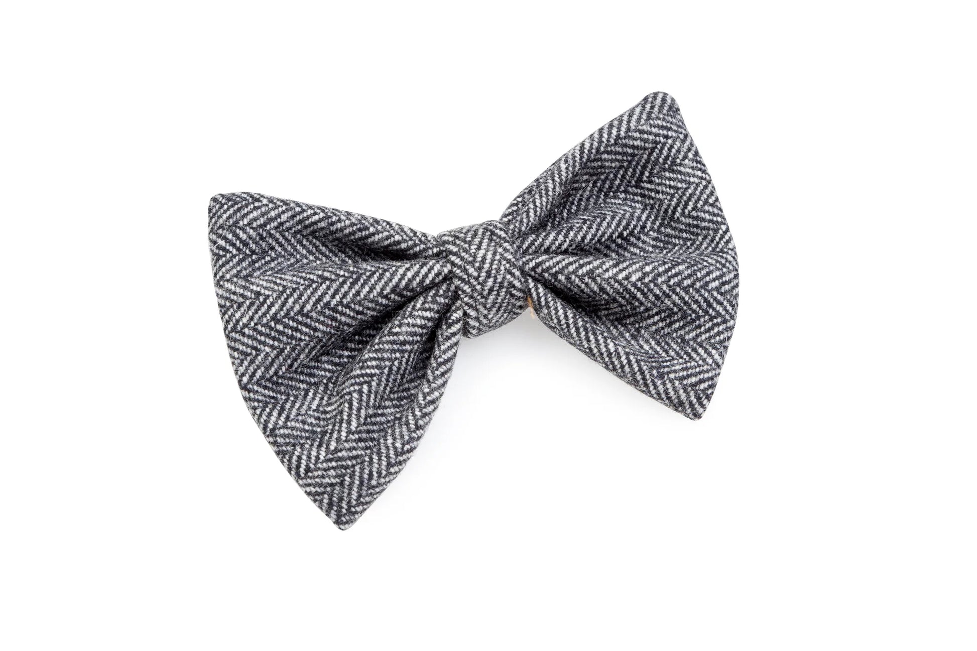 House of Paws Grey Tweed Dog Bow Tie