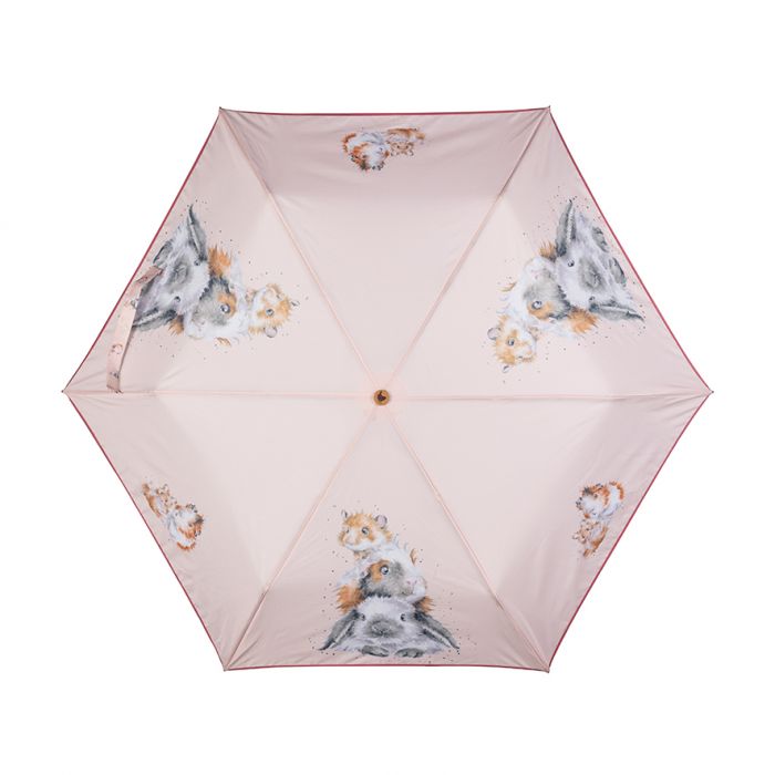 Wrendale Piggy in the Middle Guinea Pig & Rabbit Umbrella