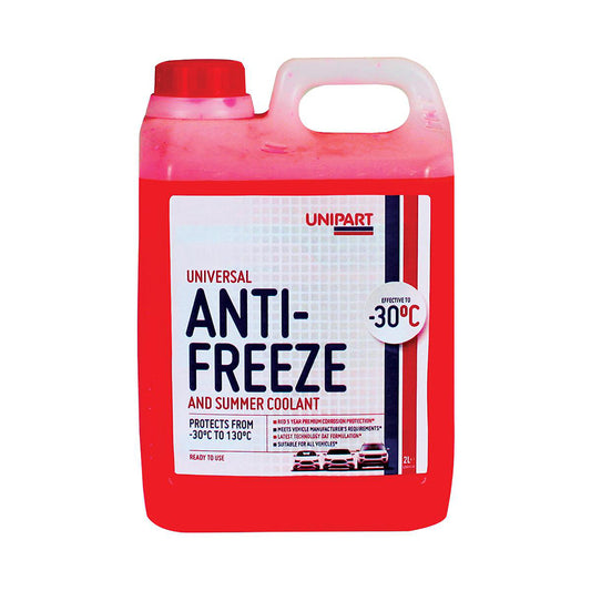 Unipart Ready to Use Red Anti Freeze & Coolant 2L