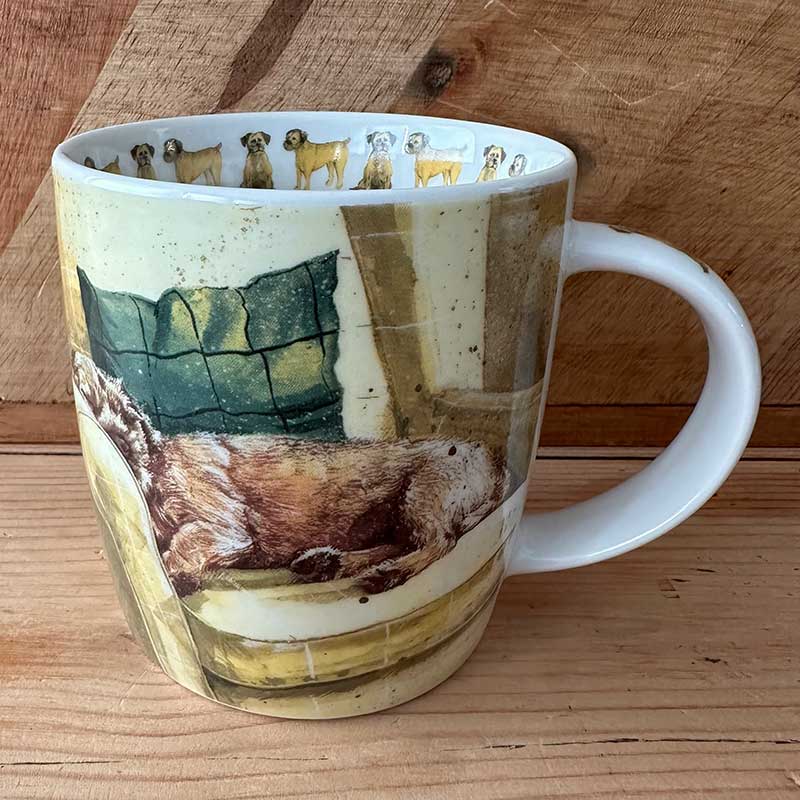 Alex Clark Walter Border Terrier Mug