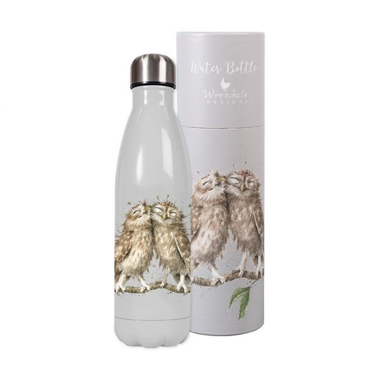Wrendale Birds of a Feather Owl Water Bottle