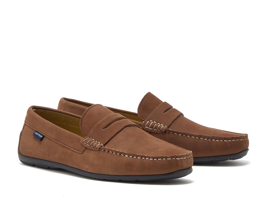 Chatham Penzance Premium Nubuck Driving Mocassins