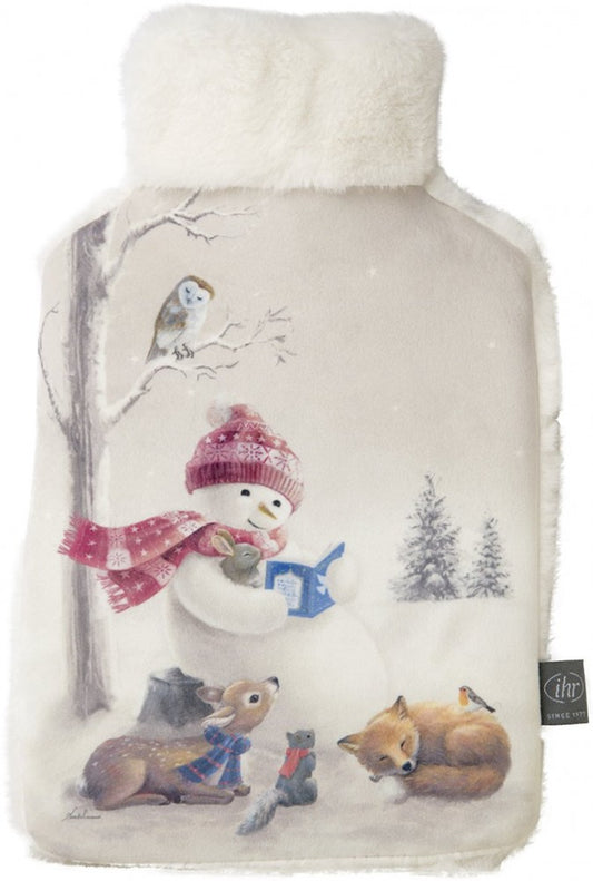 IHR Bedtime Stories Snowman Hot Water Bottle