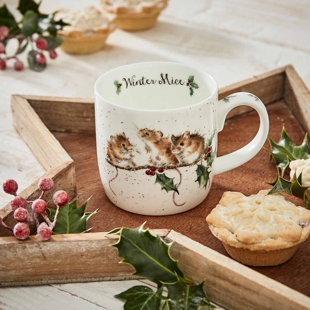 Wrendale Winter Mice Mug