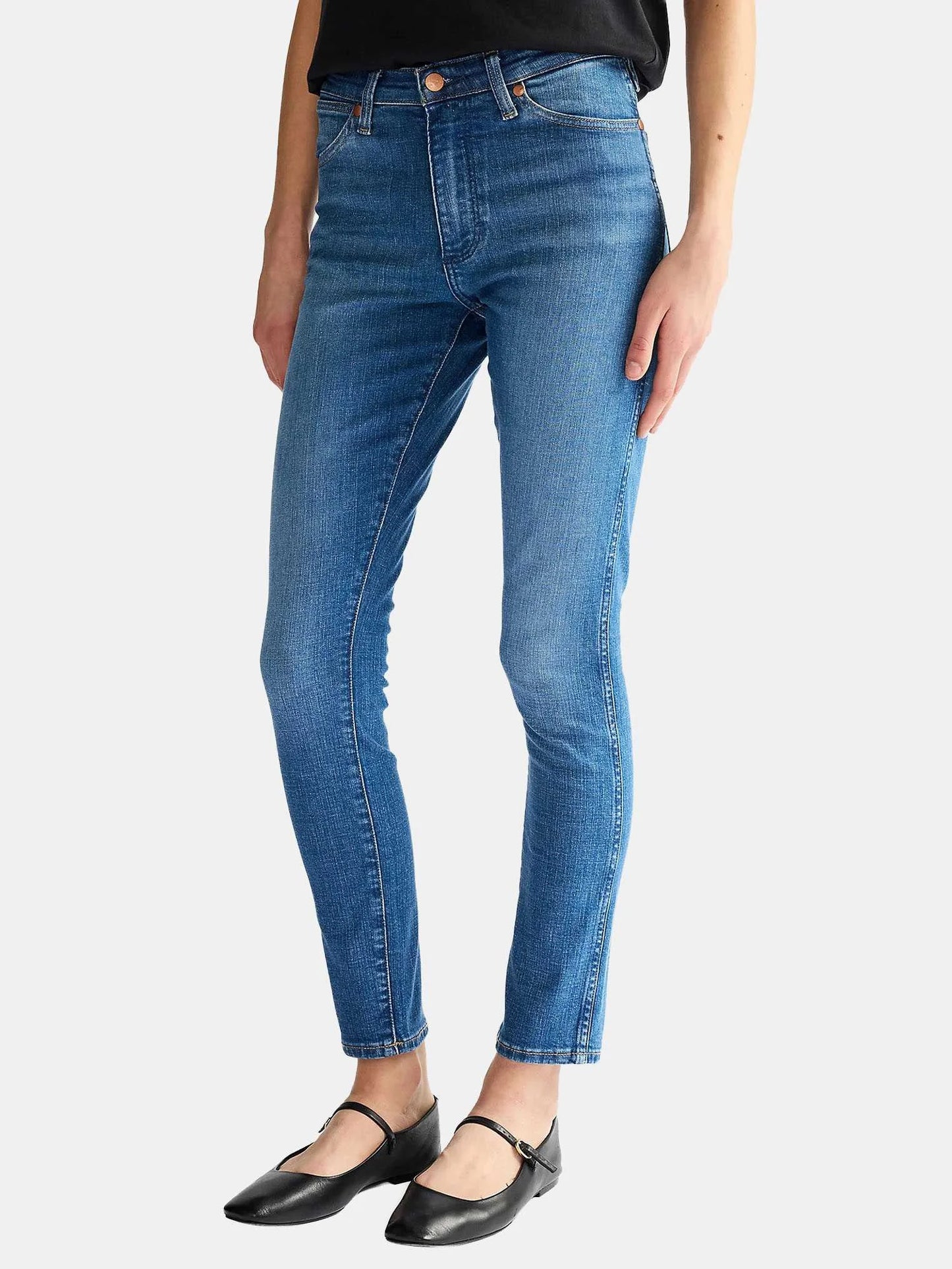 Wrangler Jenna Women's Straight Slim Jeans