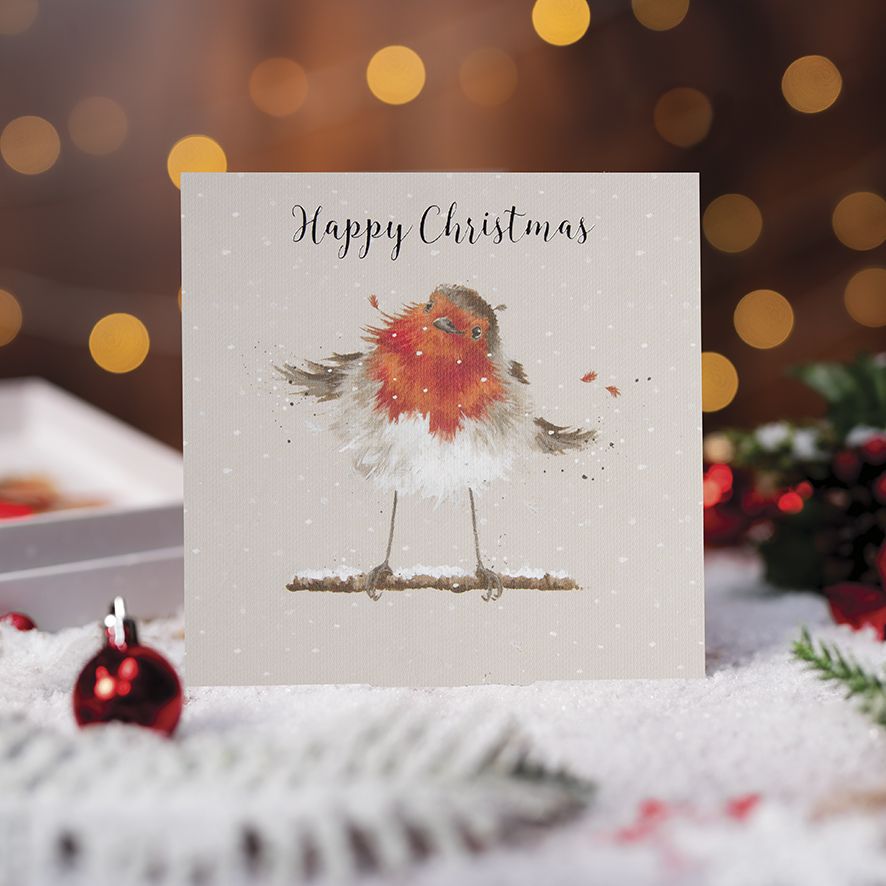 Wrendale 'Christmas Robin' Luxury Boxed Cards