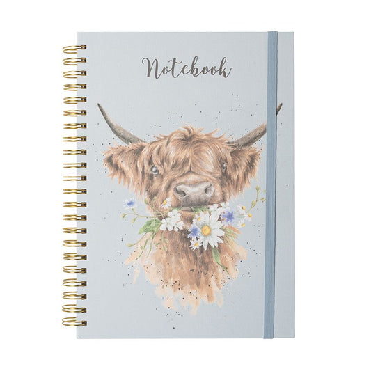 Wrendale 'Daisy Coo' Cow A4 Notebook