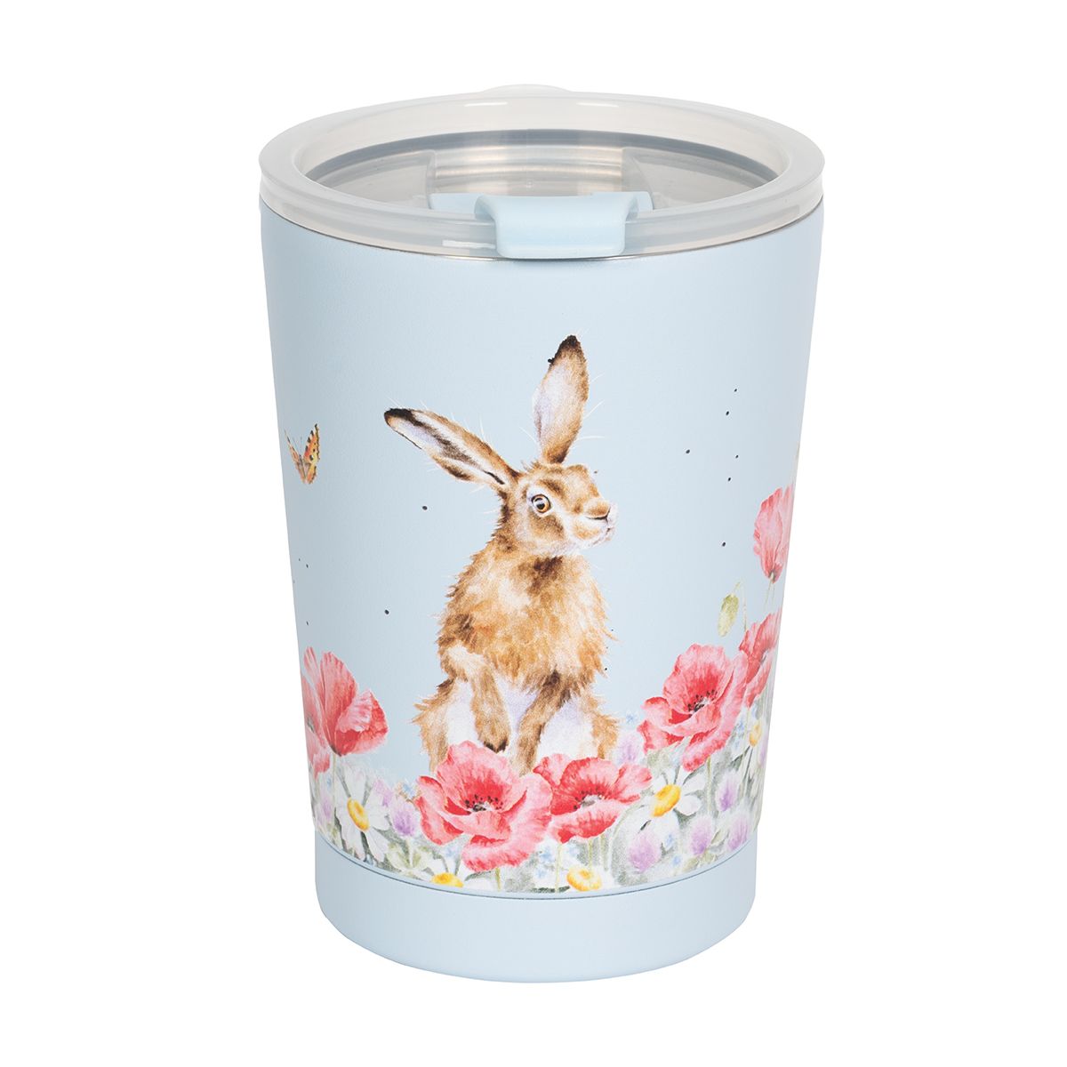 Wrendale Field of Flowers Hare Thermal Travel Cup