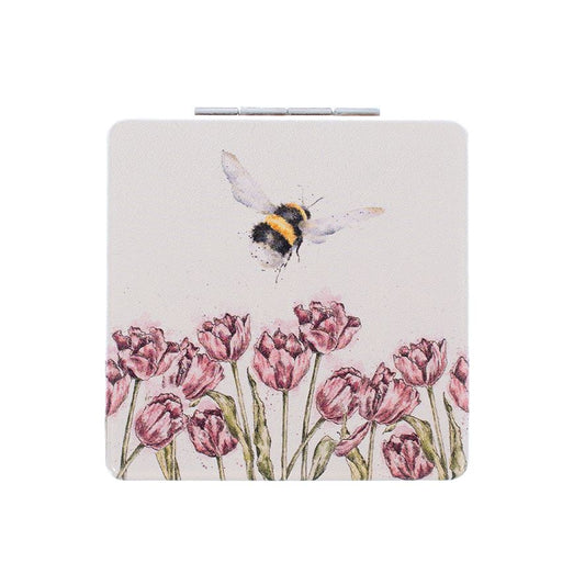 Wrendale 'Flight of the Bumblee' Bee pocket Mirror