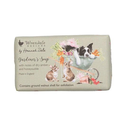 Wrendale Dry Amber & Honeysuckle Gardener's Soap 