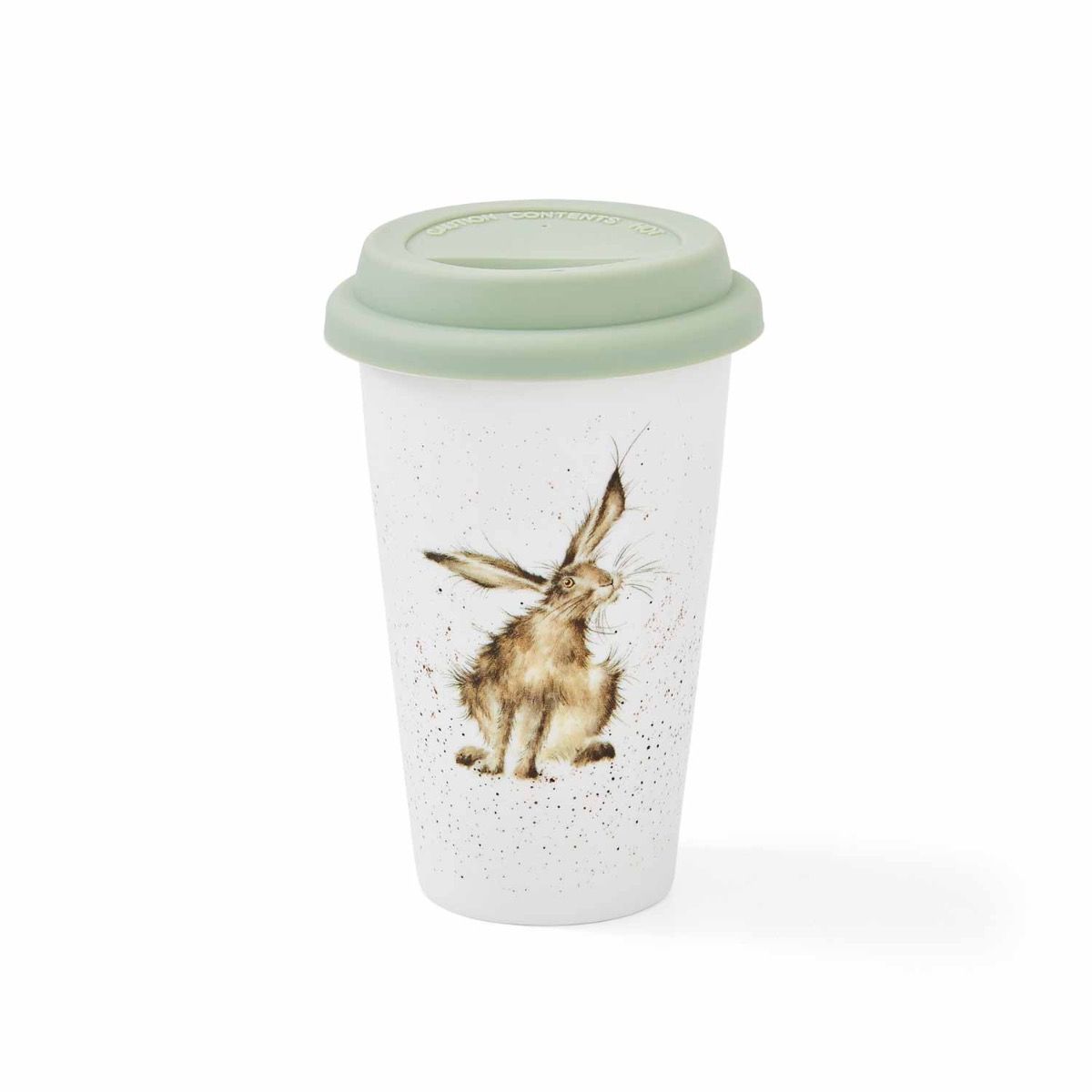 Wrendale 'Good Hare Day'  Hare Travel Mug