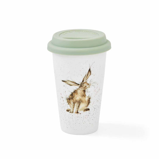 Wrendale 'Good Hare Day'  Hare Travel Mug