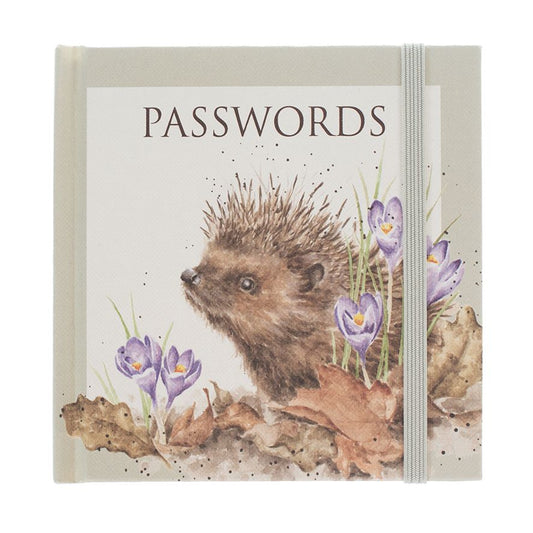 Wrendale 'New Beginnings' Hedgehog Password Book