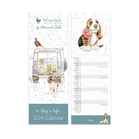 Wrendale 2024 A Dogs Life Slim Calendar โ Sam Turner & Sons Wrendale 2024 A Dogs Life Slim Calendar โ Sam Turner & Sons