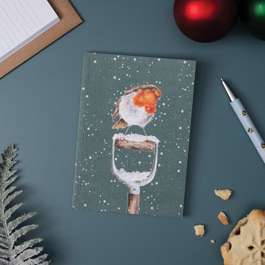 Wrendale 'A Little Red Robin' Christmas A6 Notebook