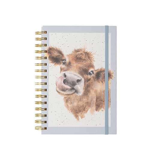 Wrendale 'Mooo' Cow A5 Notebook