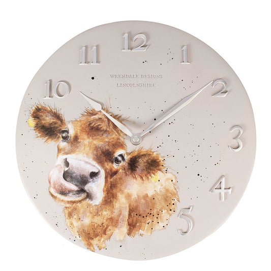 Wrendale "Moooo' Cow Clock