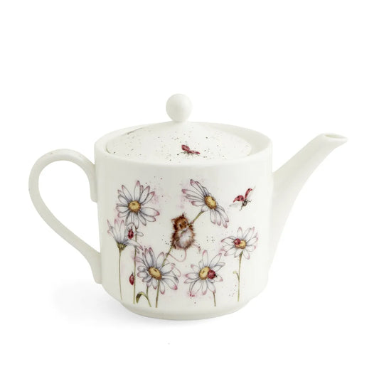 Wrendale Oops a Daisy Mouse 2 Pint Teapot