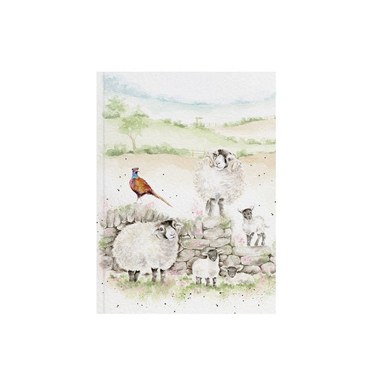 Wrendale 'New Pastures' Sheep A6 Notebook