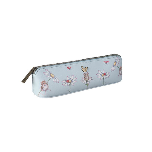 Wrendale ' Oops a Daisy' Mouse Brush Bag/Pencil Case