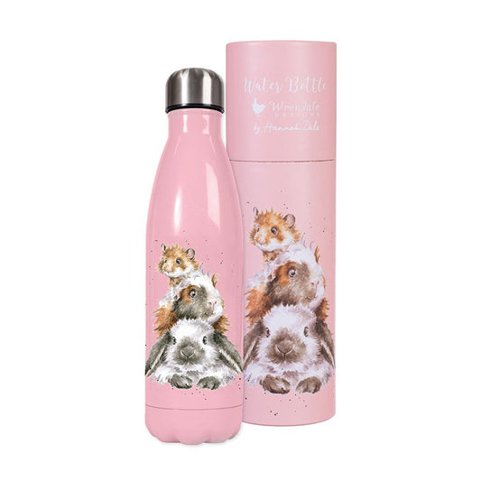 Wrendale 'Piggy in the Middle' Rabbit Water Bottle