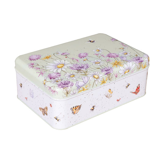 Wrendale The Country Set Bee & Butterfly Rectangular Tin