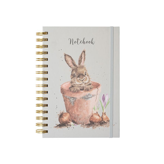 Wrendale 'The Flower Pot' Rabbit A5 Notebook