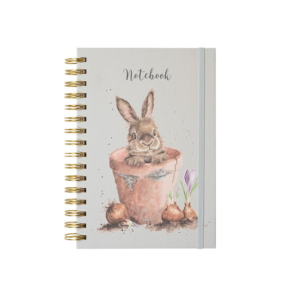 Wrendale 'The Flower Pot' Rabbit A5 Notebook