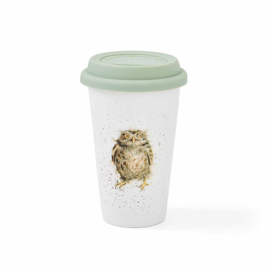 Wrendale 'What a Hoot' Owl Travel Mug