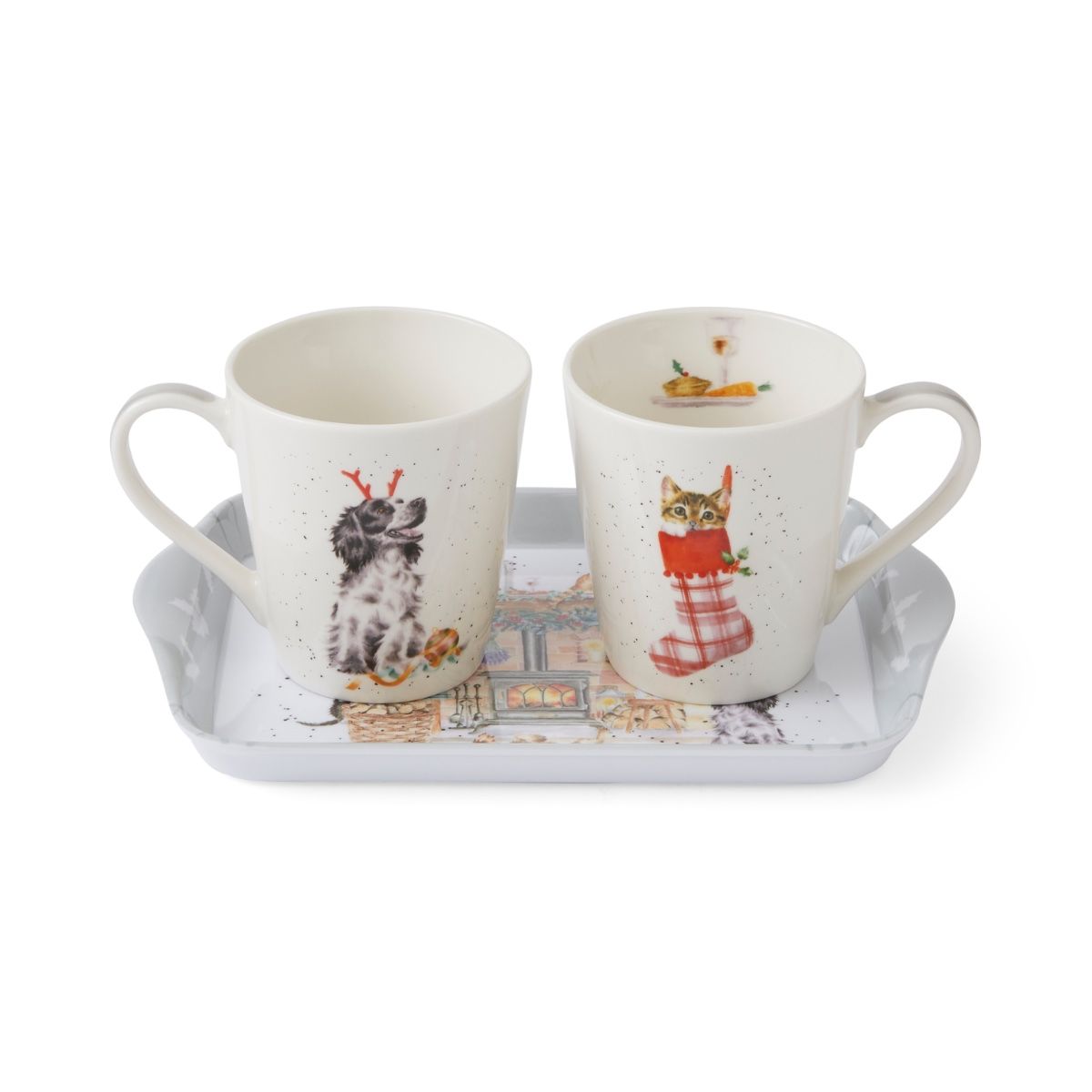 Wrendale No Place Like Home Mug & Tray Set