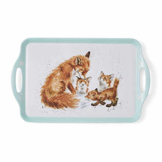 Wrendale The Bedtime Kiss Fox Large Tray