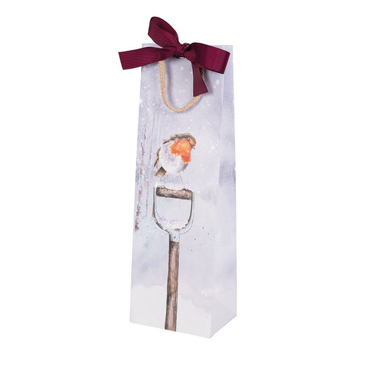 Wrendale A Little Red Robin Gift Bottle Bag