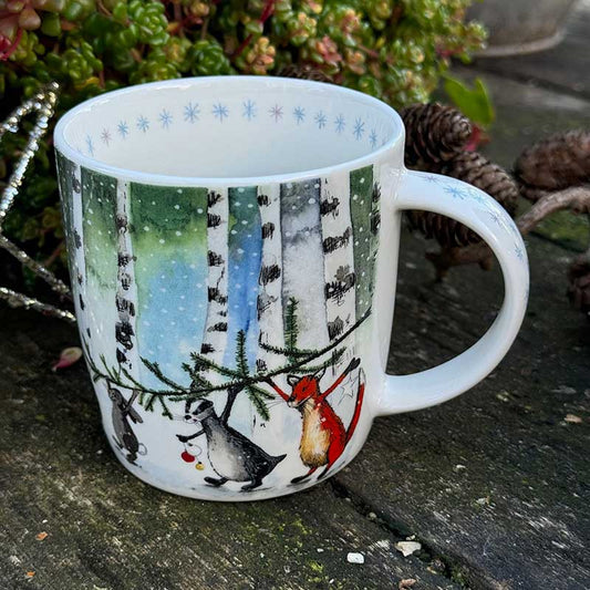 Alex Clark Forest Friends Christmas Mug