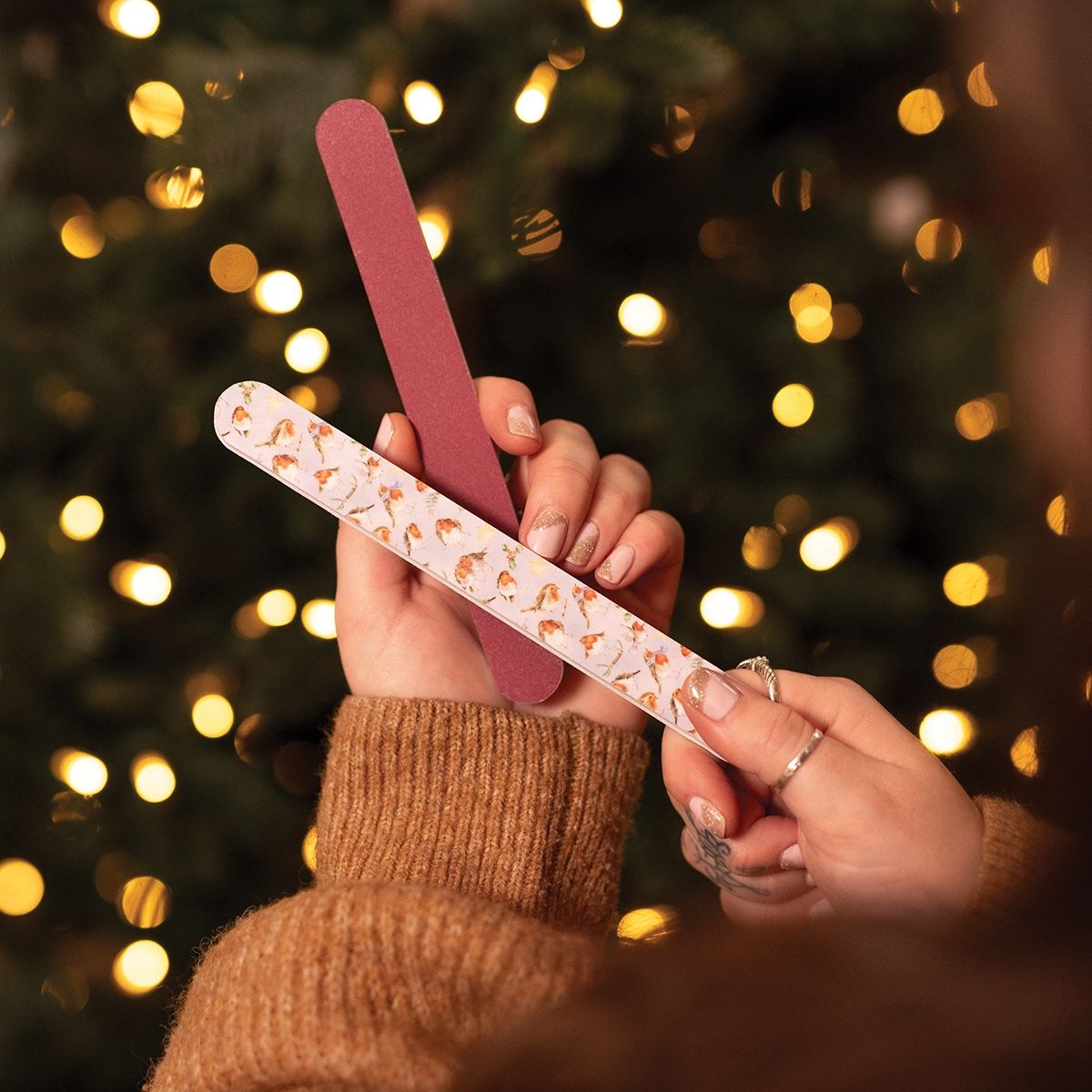 Wrendale Christmas Nail File Seasons Tweetings