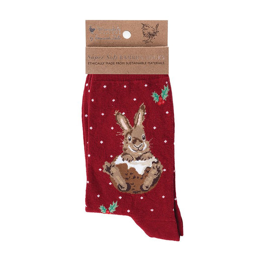 Wrendale Little Pudding Rabbit Socks
