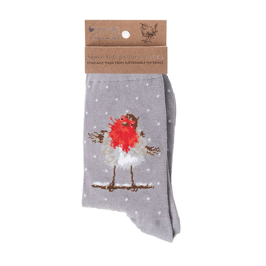 Wrendale Jolly Robin Socks