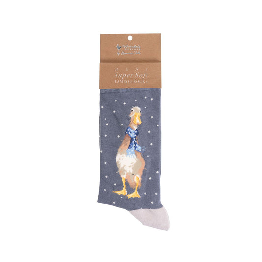 Wrendale Christmas Scarves Duck Socks