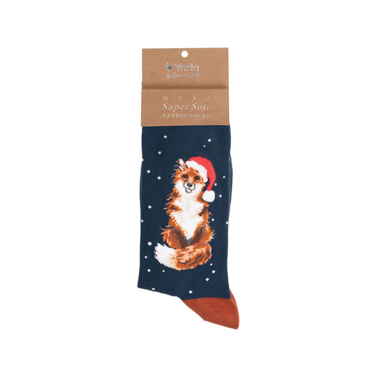 Wrendale Festive Fox Socks
