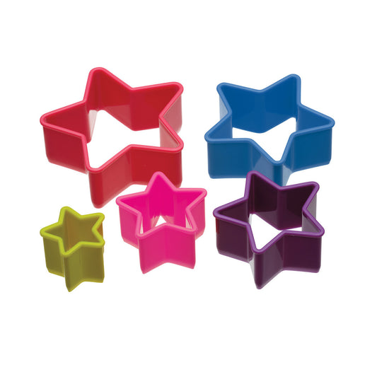 Colourworks Set of 5 Star Cookie Cutters