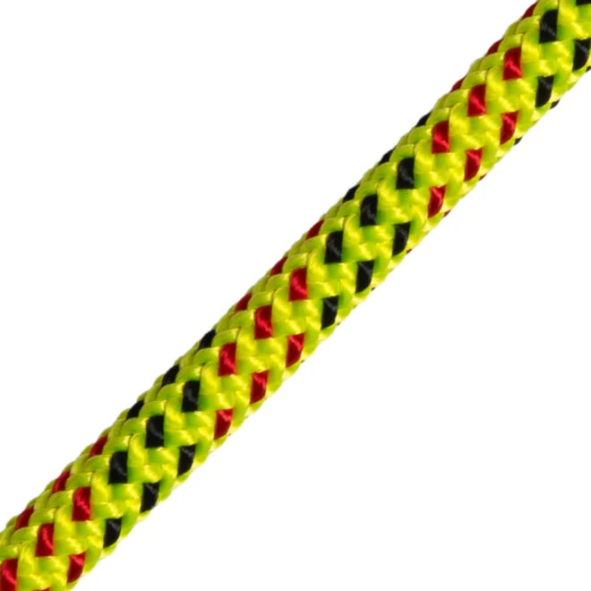 STEIN XTC Sunburst Yale 16-strand climbing rope featuring a factory spliced eye termination