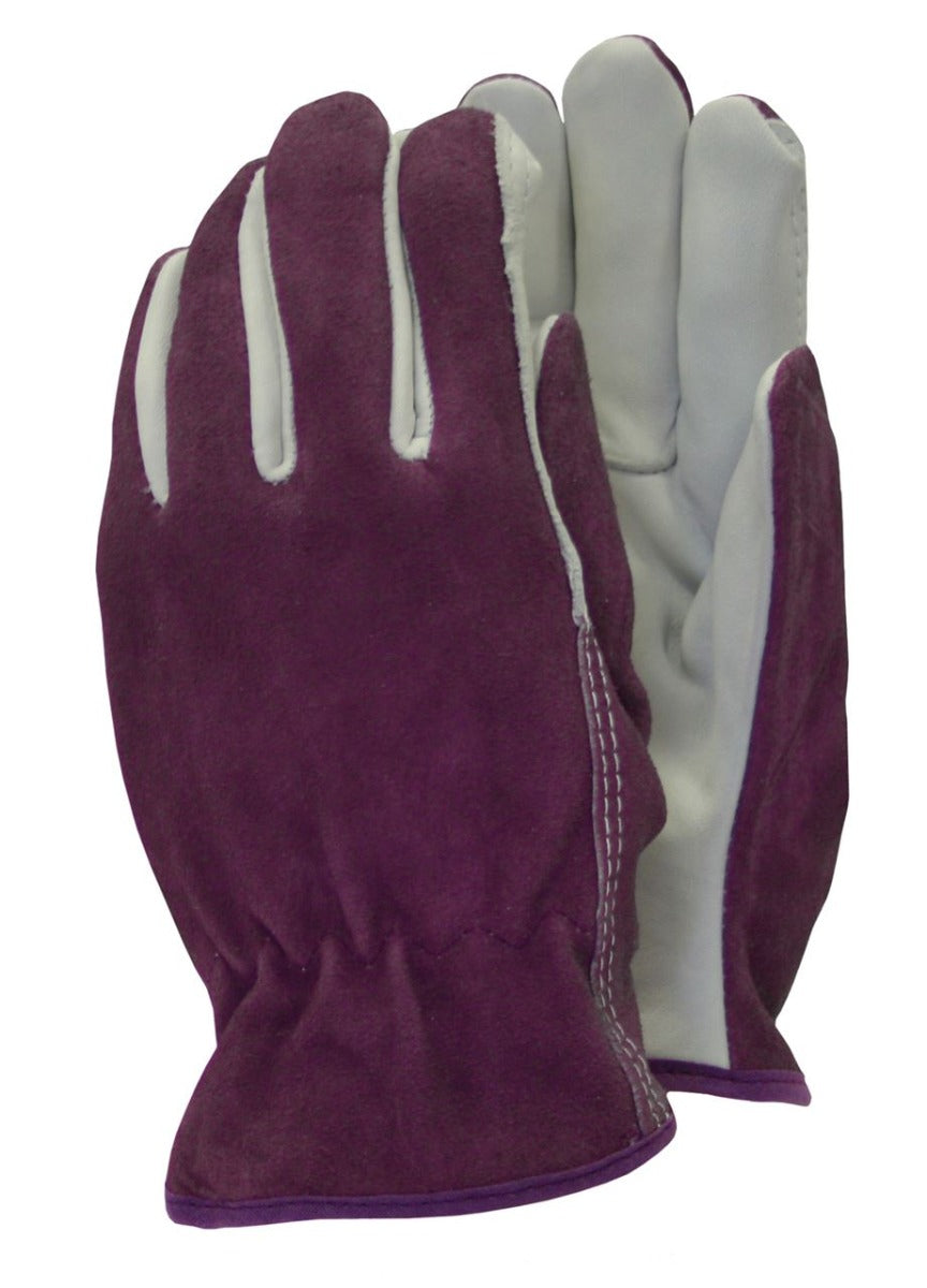 Town & Country Women's Premium Leather & Suede Gardening Gloves