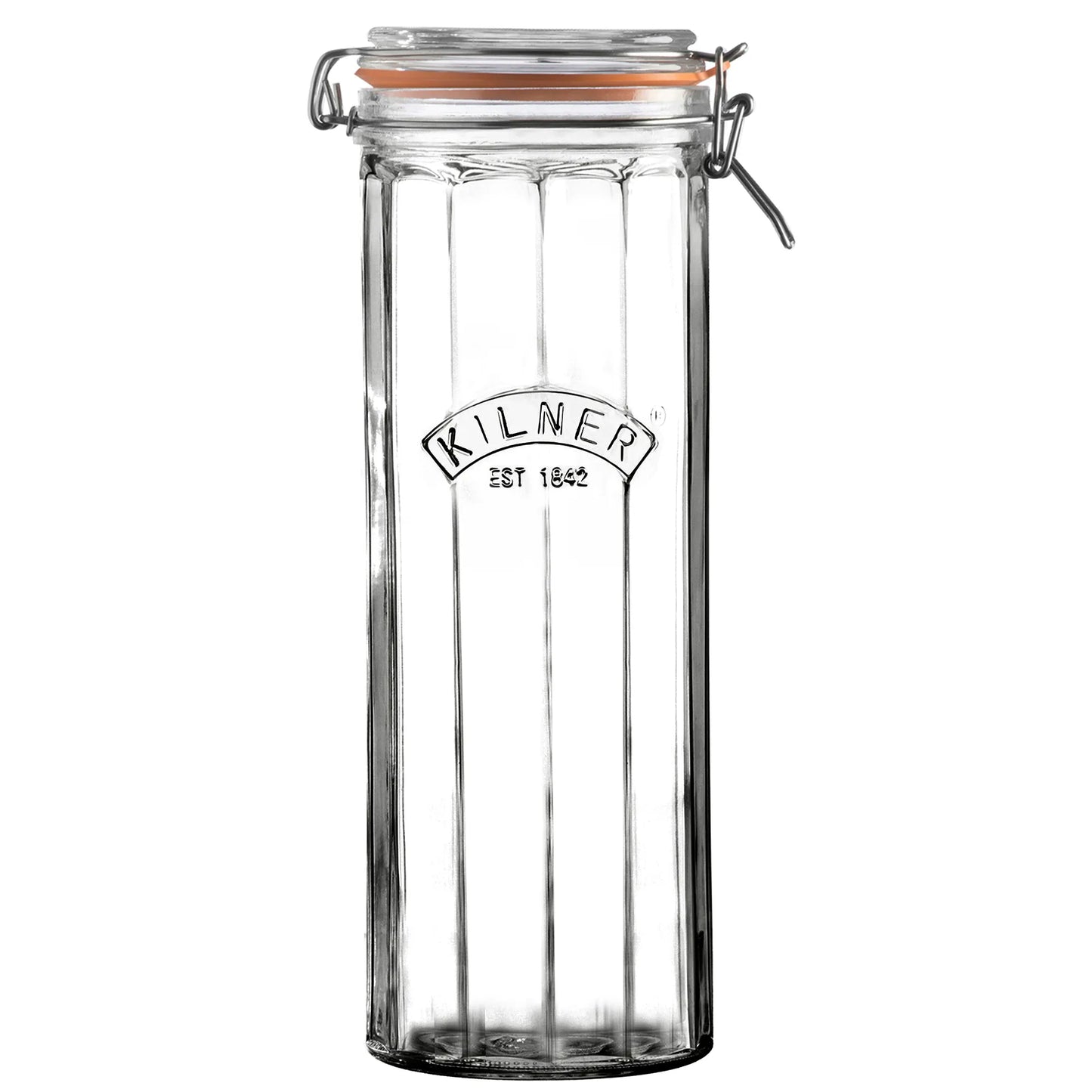 Kilner Facetted Clip Top Jar 2.2L