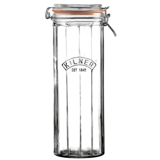 Kilner Facetted Clip Top Jar 2.2L