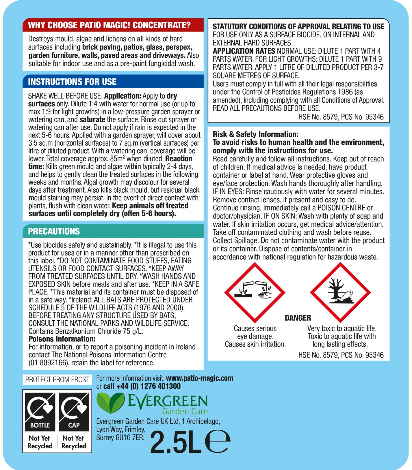 Patio Magic Path & Patio Cleaner 2.5L Sam Turner & Sons