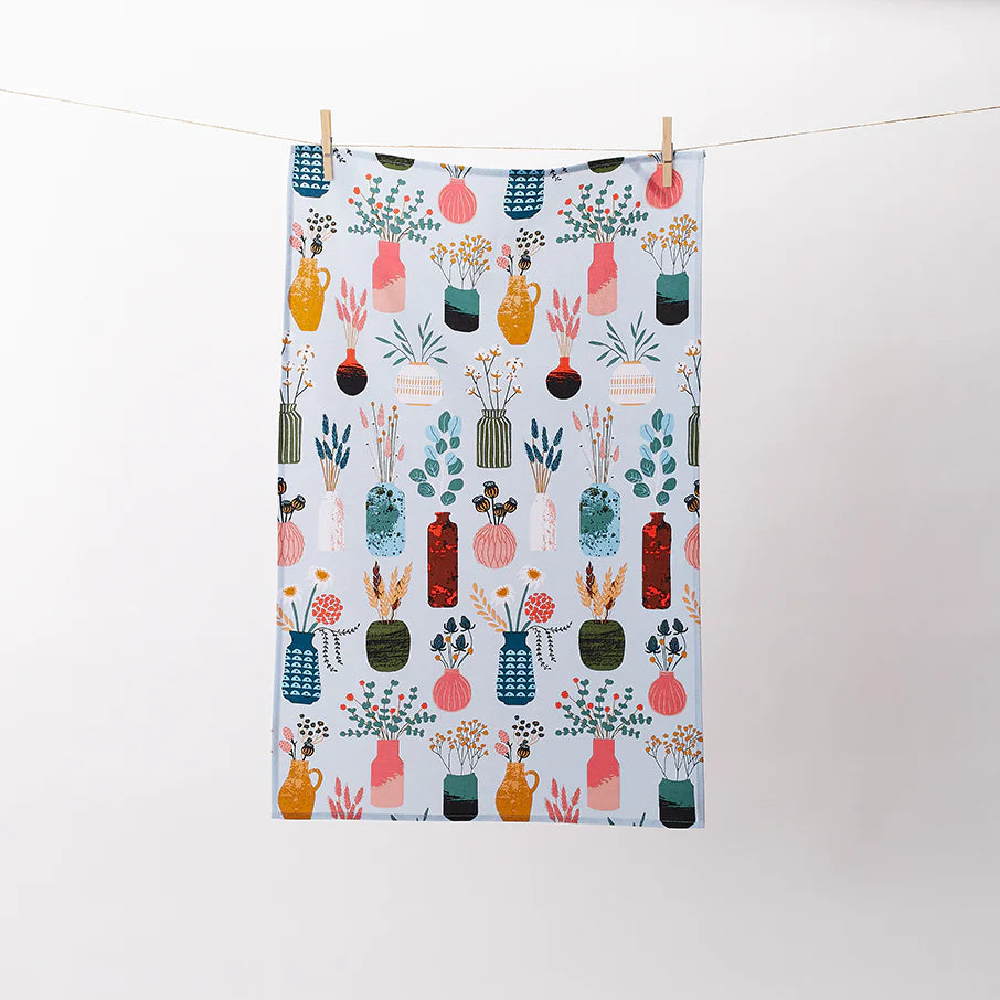 Ulster Weavers Hygge Vases Cotton Tea Towel