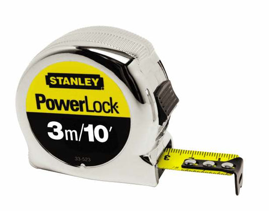 Stanley Powerlock Tape Measure 3 Metre Metric Imperial